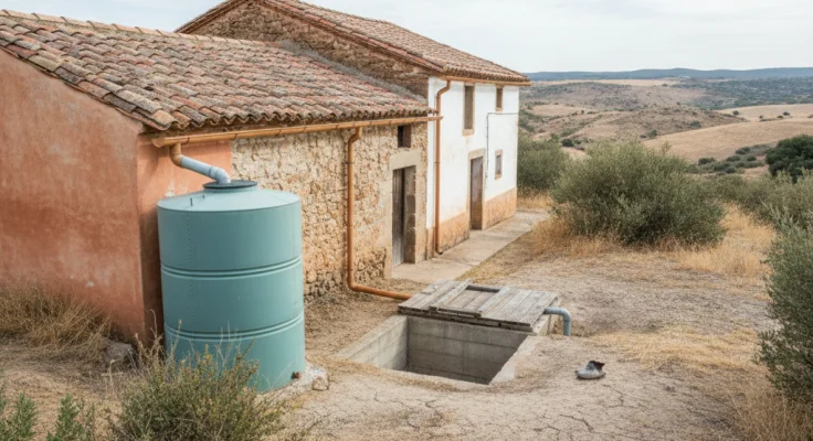 Deposito aereo o enterrado para agua de lluvia: cual compensa segun el caso
