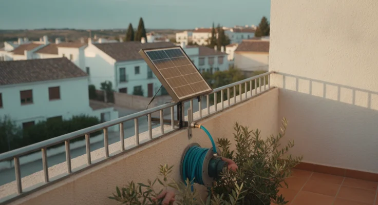 Panel solar para bomba de agua o riego: dimensionado basico