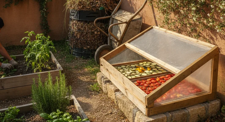 Secadero solar de alimentos: construccion y rendimiento